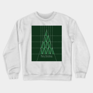 Green Architect Christmas Tree Crewneck Sweatshirt